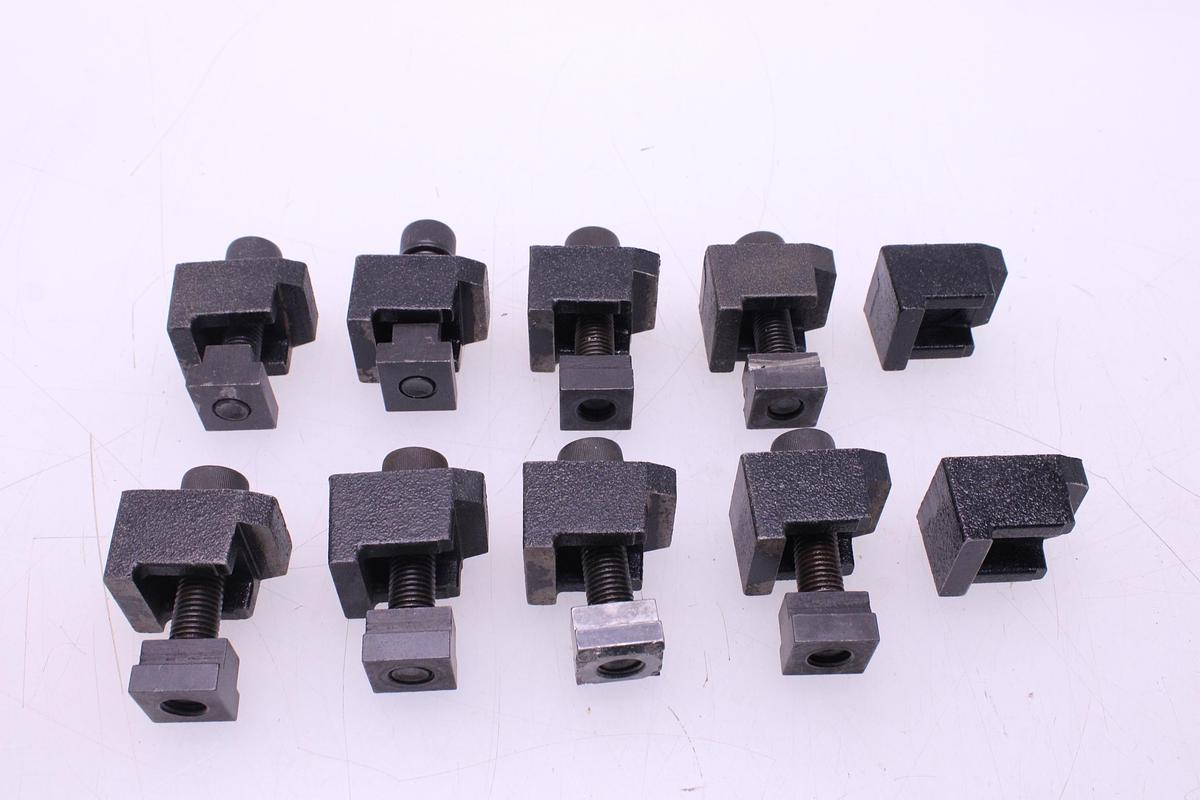 Usado Garras de Sujeción Ranura en T 18mm - 10 Unidades