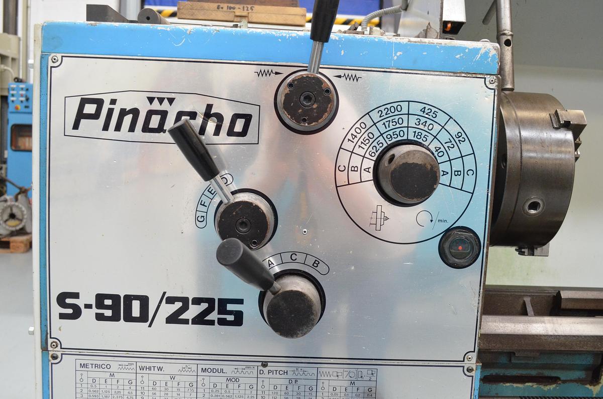 Usado Torno Pinacho S90-225 de 1650mm e.p. 98