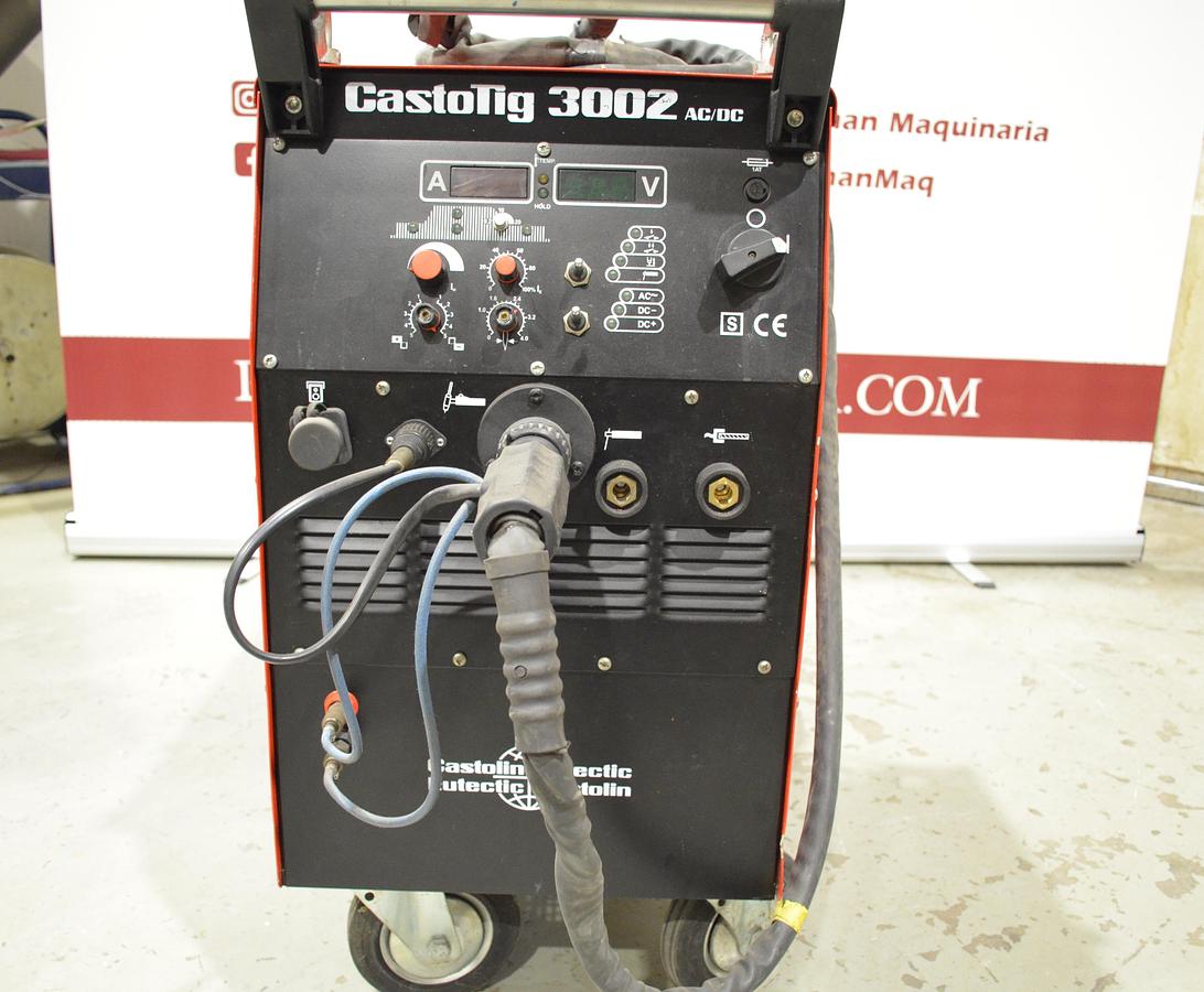 Usado Maquina soldar tig refrigerada Castolin Castotig 3002 ACDC