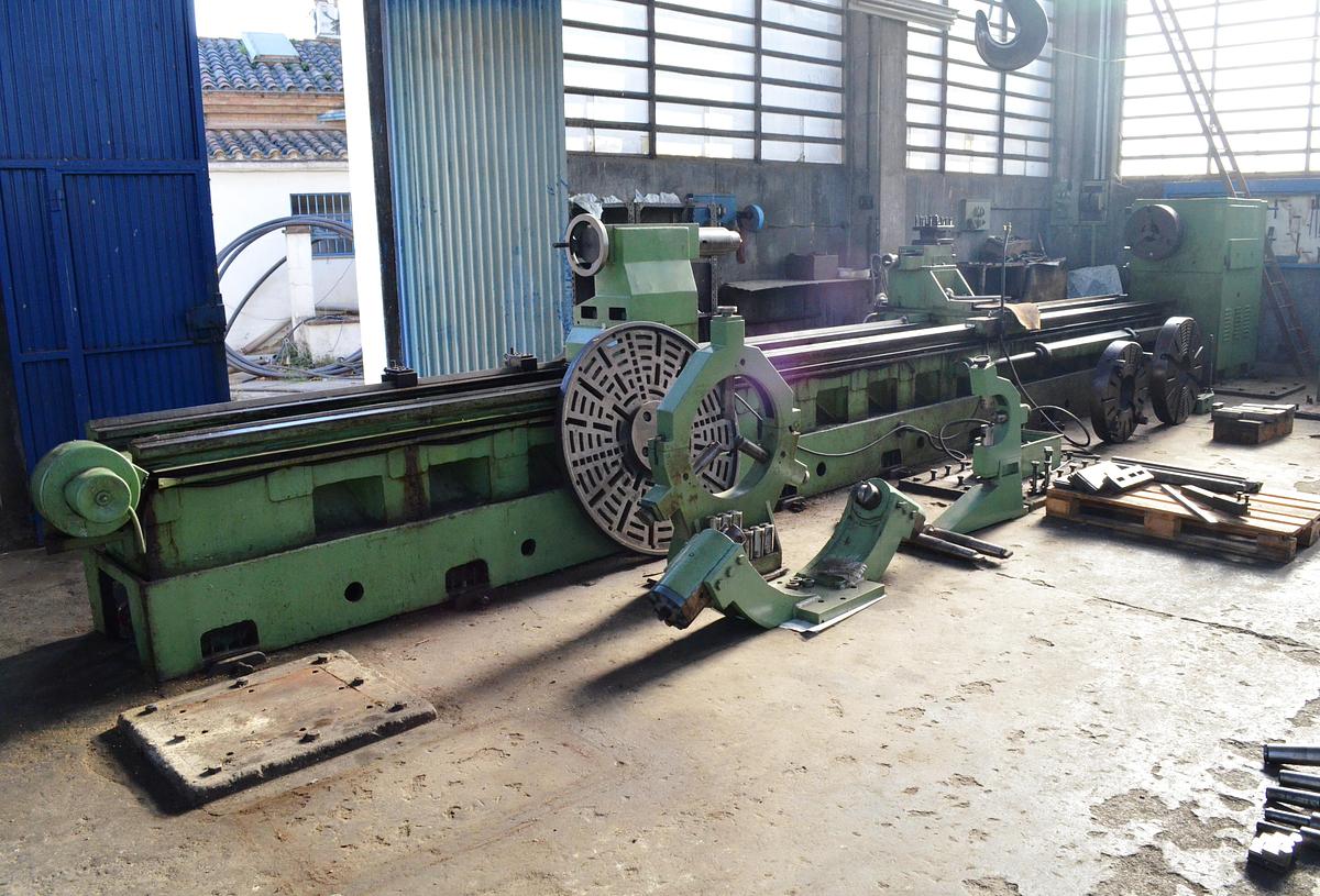 Usado Torno Gurutzpe Super AT 8000-600 - 8m 1200 volteo