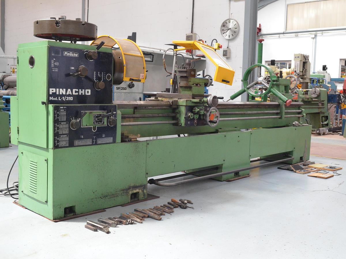 Usado Torno Pinacho L1-310 de 3.000mm e.p