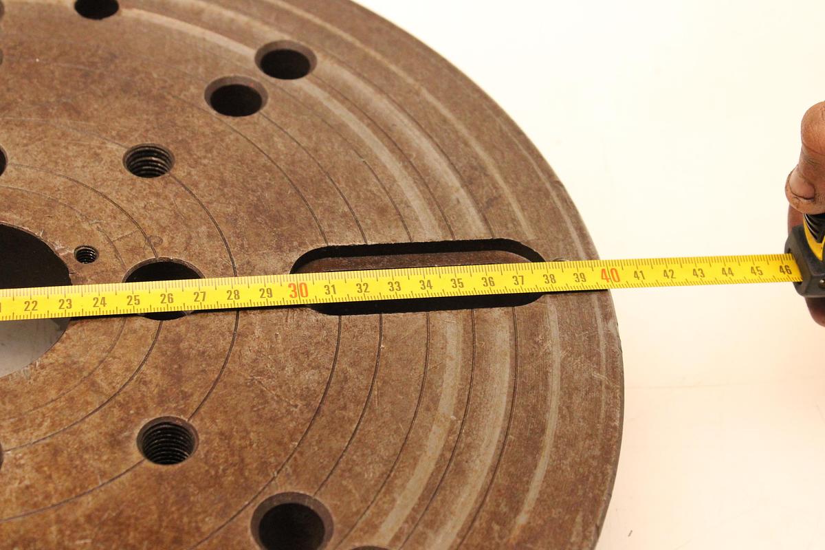 Usado Plato Plano para Torno 400 mm