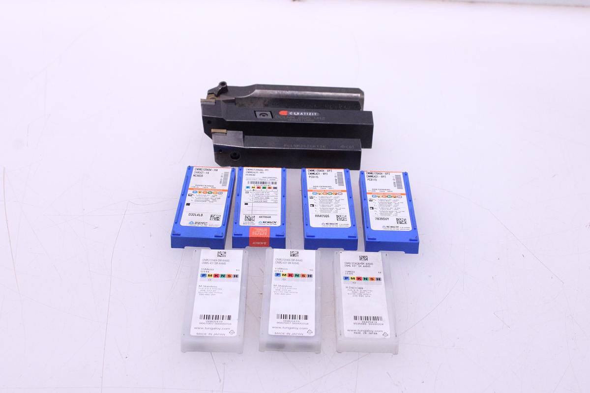 Usado Herramientas Portaplaquitas + Widias CNMG120404