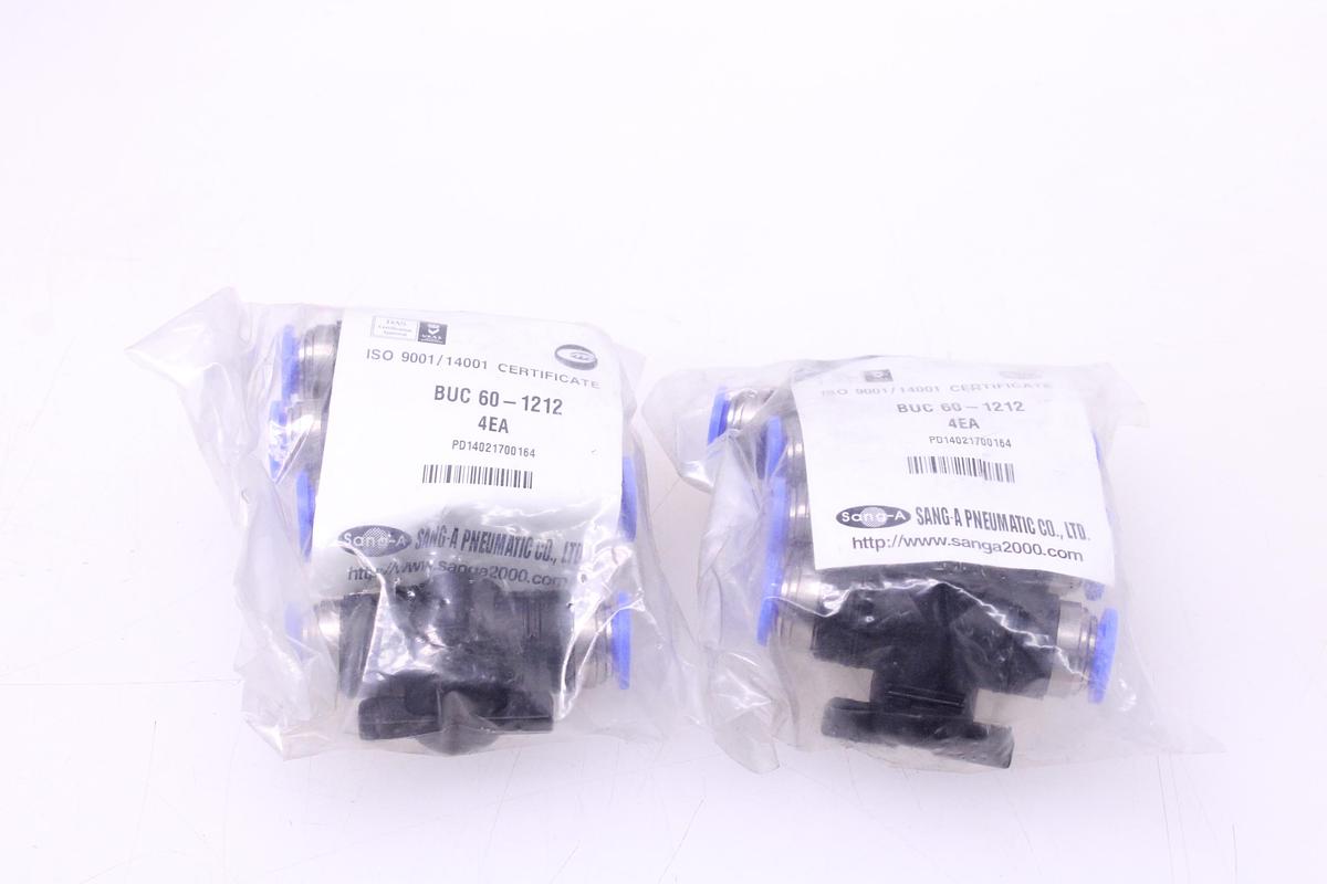 Usado Racores Válvula De Bola M12-M12 - 8 Unidades Sang-A GBUC 60 12-12