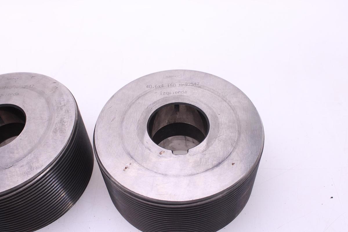 Usado Lote 2 Rodillos Laminadora de Roscas SENY 40.6X4