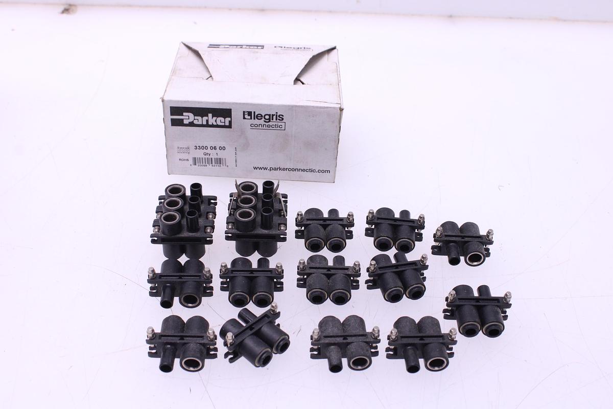 Usado Conector Neumático Modular Parker Legris M6 y M8 