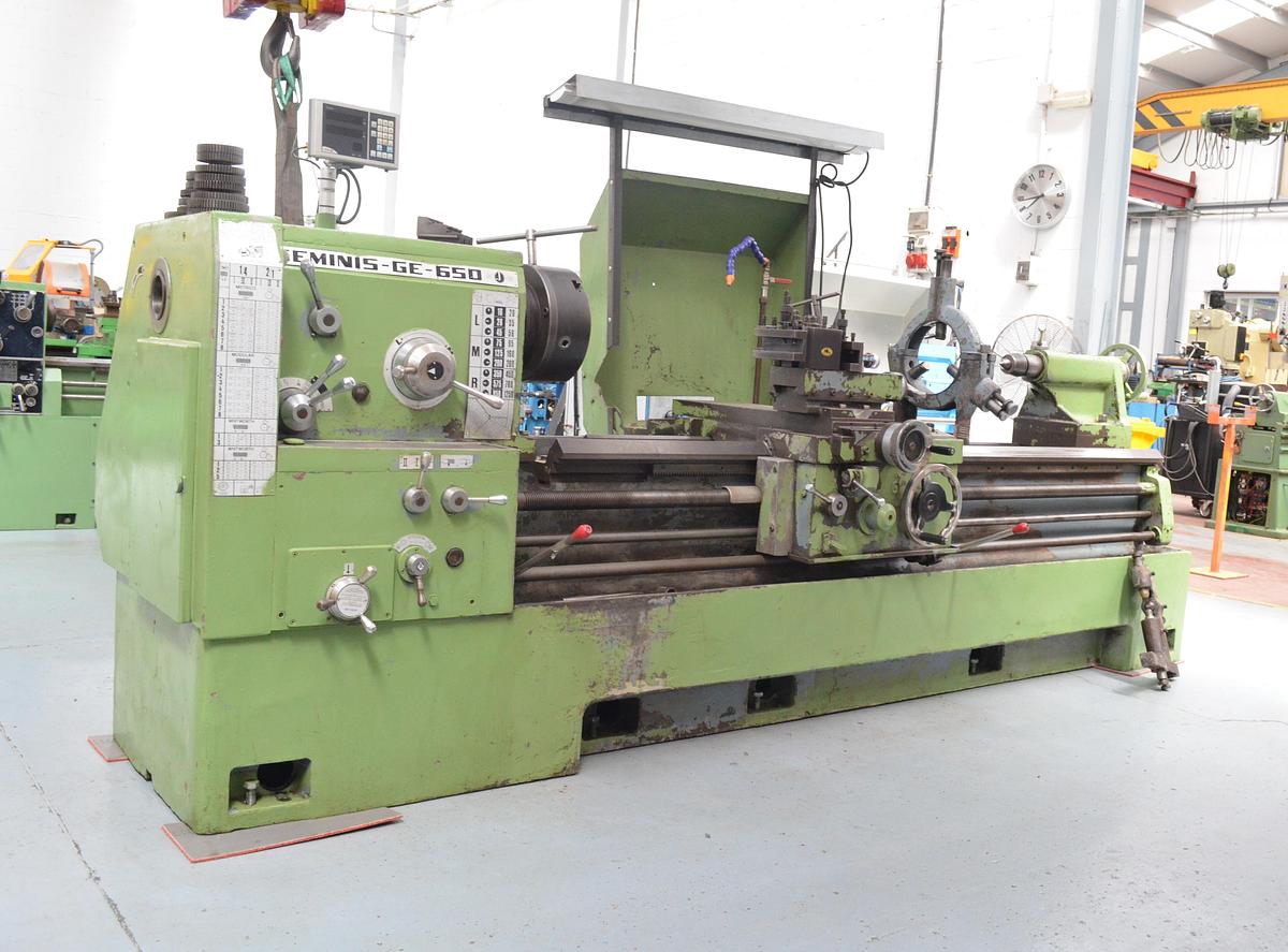 Usado Torno Geminis GE 650 2.000mm visualizador FAGOR