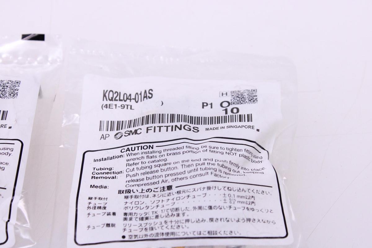 Usado Racores Codo M4 + Rosca 1/8" - 20 Unidades SMC KQ2L04-01AS