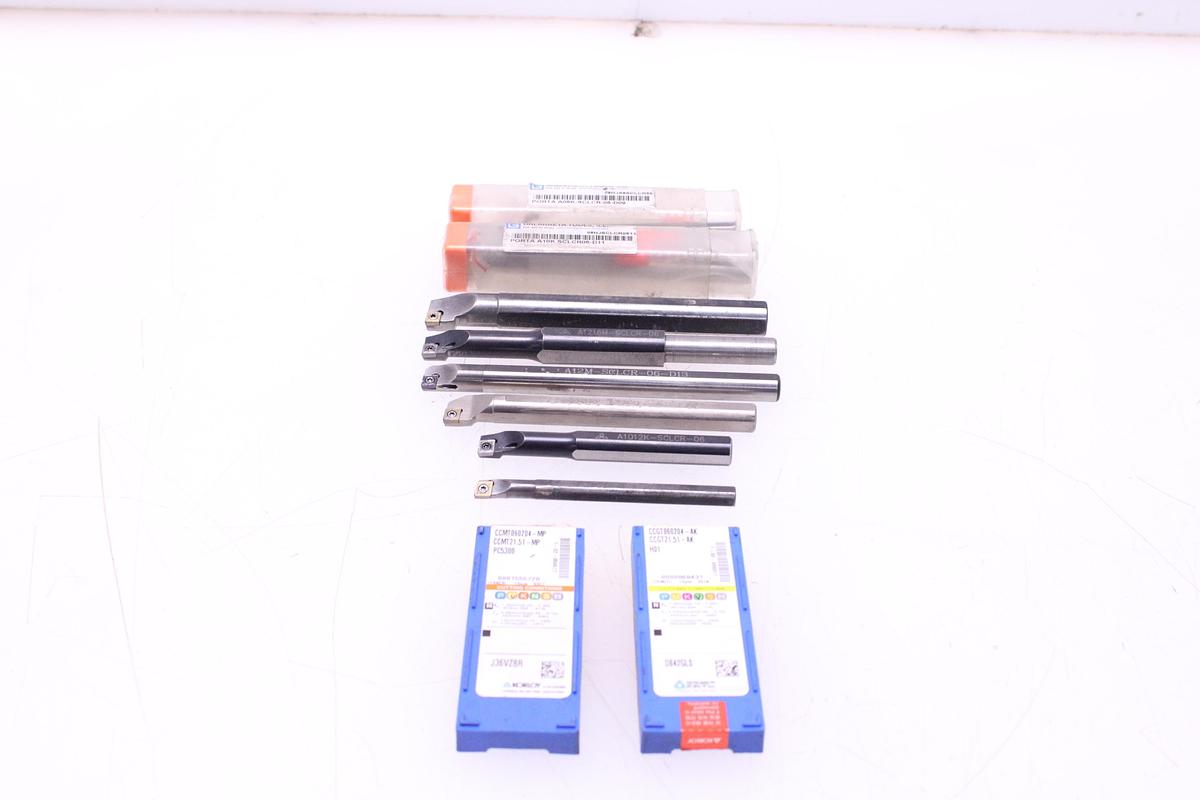 Usado Juego de Herramientas Portaplaquitas + Widias CCGT0602