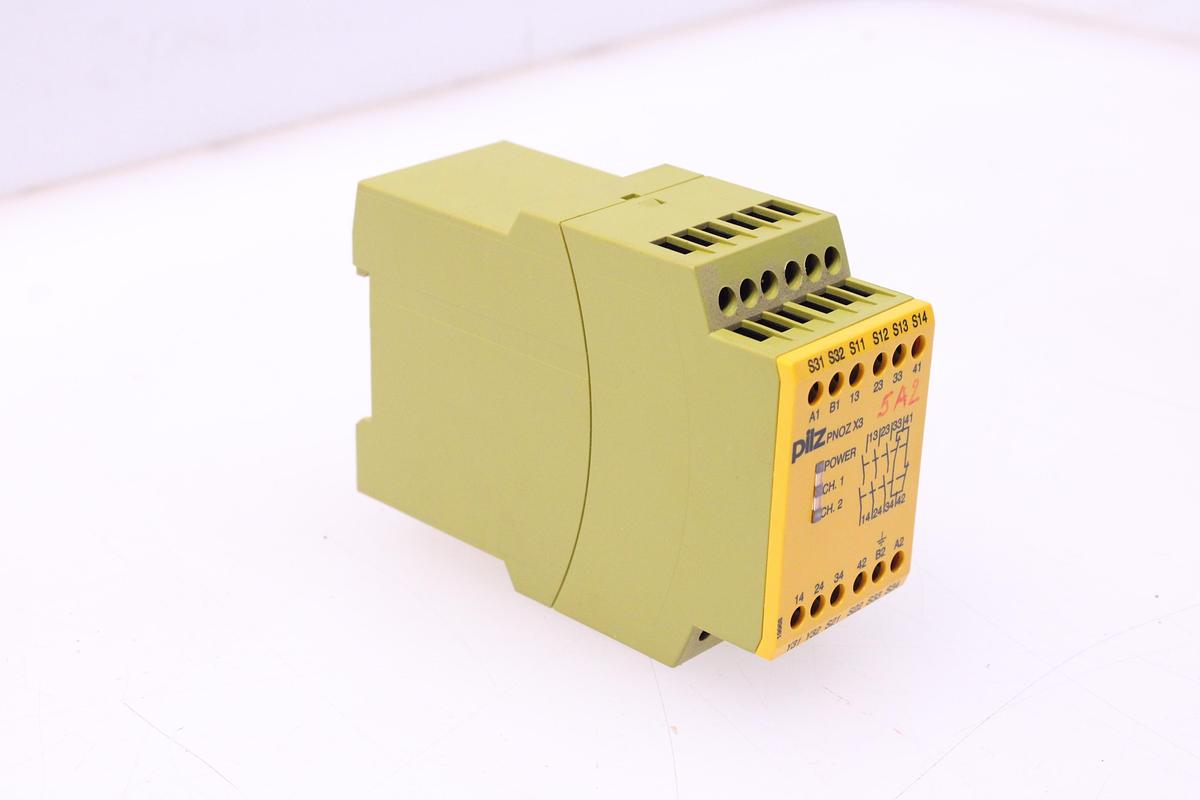 Usado Relé de Seguridad Pilz PNOZ X3 24VAC24VDC 3n/o 1n/c 1so
