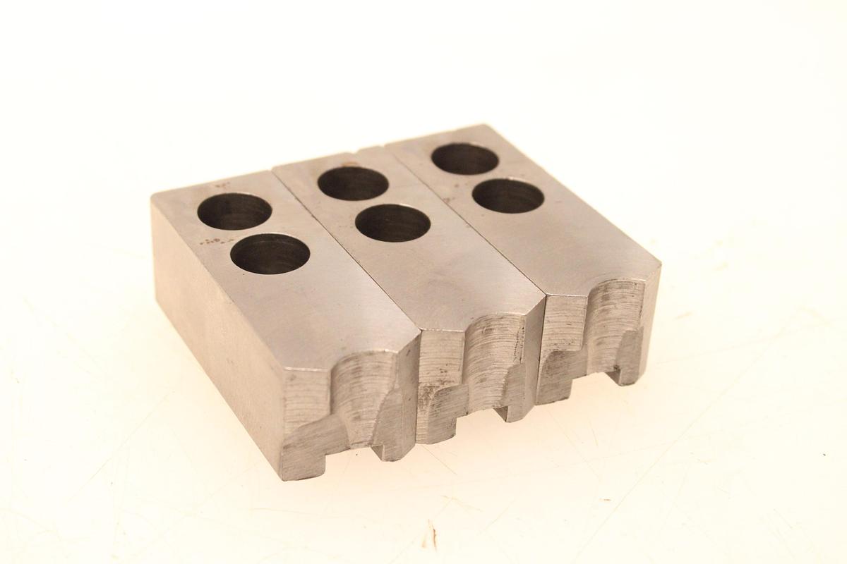 Usado Lote de Juegos de 3 Garras Para Torno