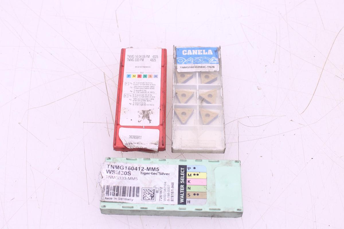 Usado Plaquitas de Widia TNMG160408 / TNMG160412