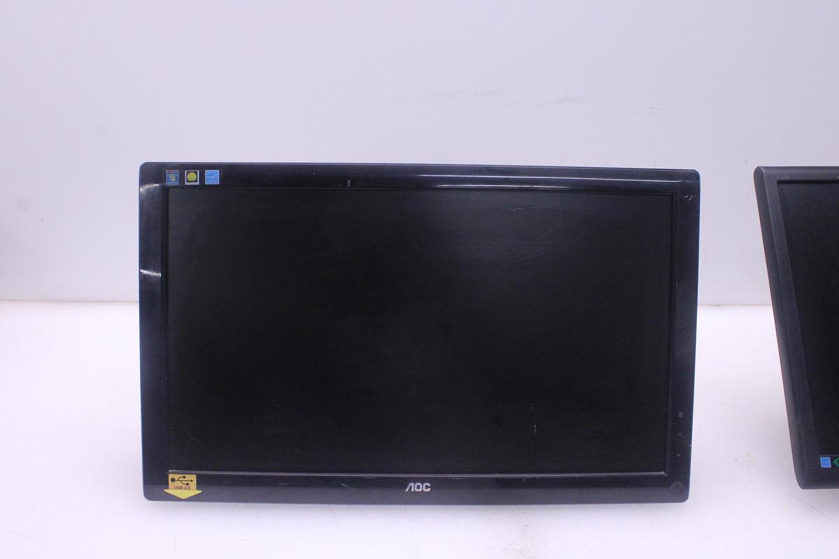 Usado Lote 2 Monitores de Ordenador AOC