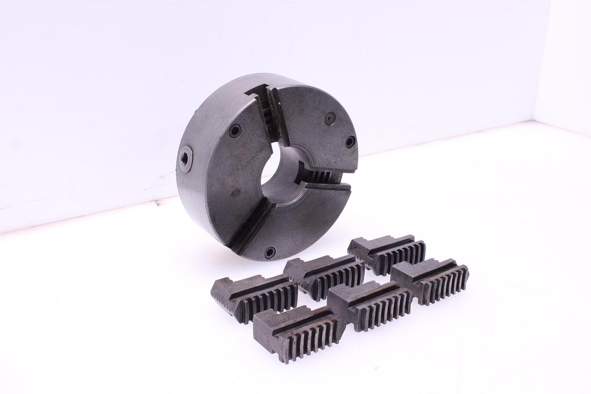 Usado Plato de Torno 3 Garras 250mm + Juegos de Garras