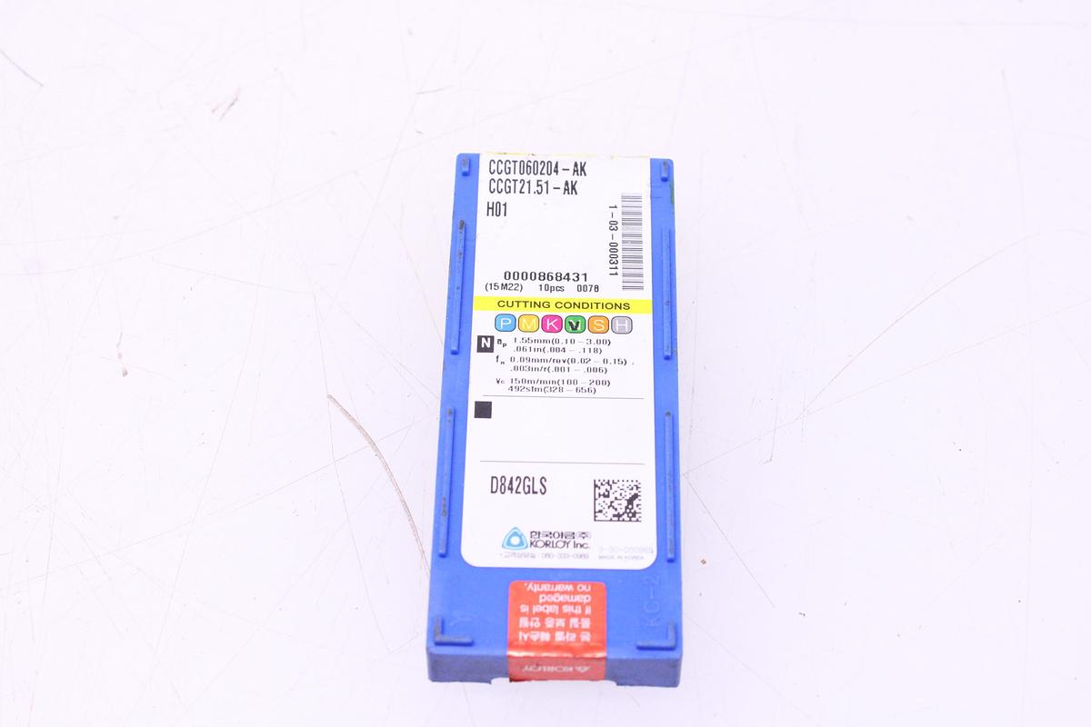 Usado Juego de Herramientas Portaplaquitas + Widias CCGT0602