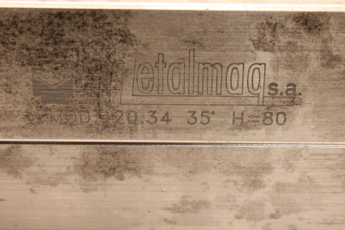 Usado Juego Matrices en "T" Metalmaq 20.34 35º V12 - 8 Tramos