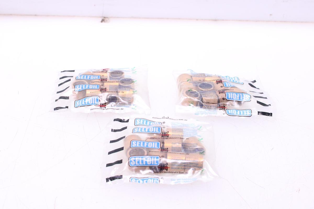 Usado Cojinete Autolubricado Bronce SELFOIL A-12-16-15 - 30 Unidades