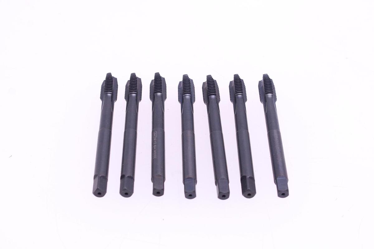 Usado Juego Machos de Roscar Recto JMC M12 H6 HSSE - 7 Unidades