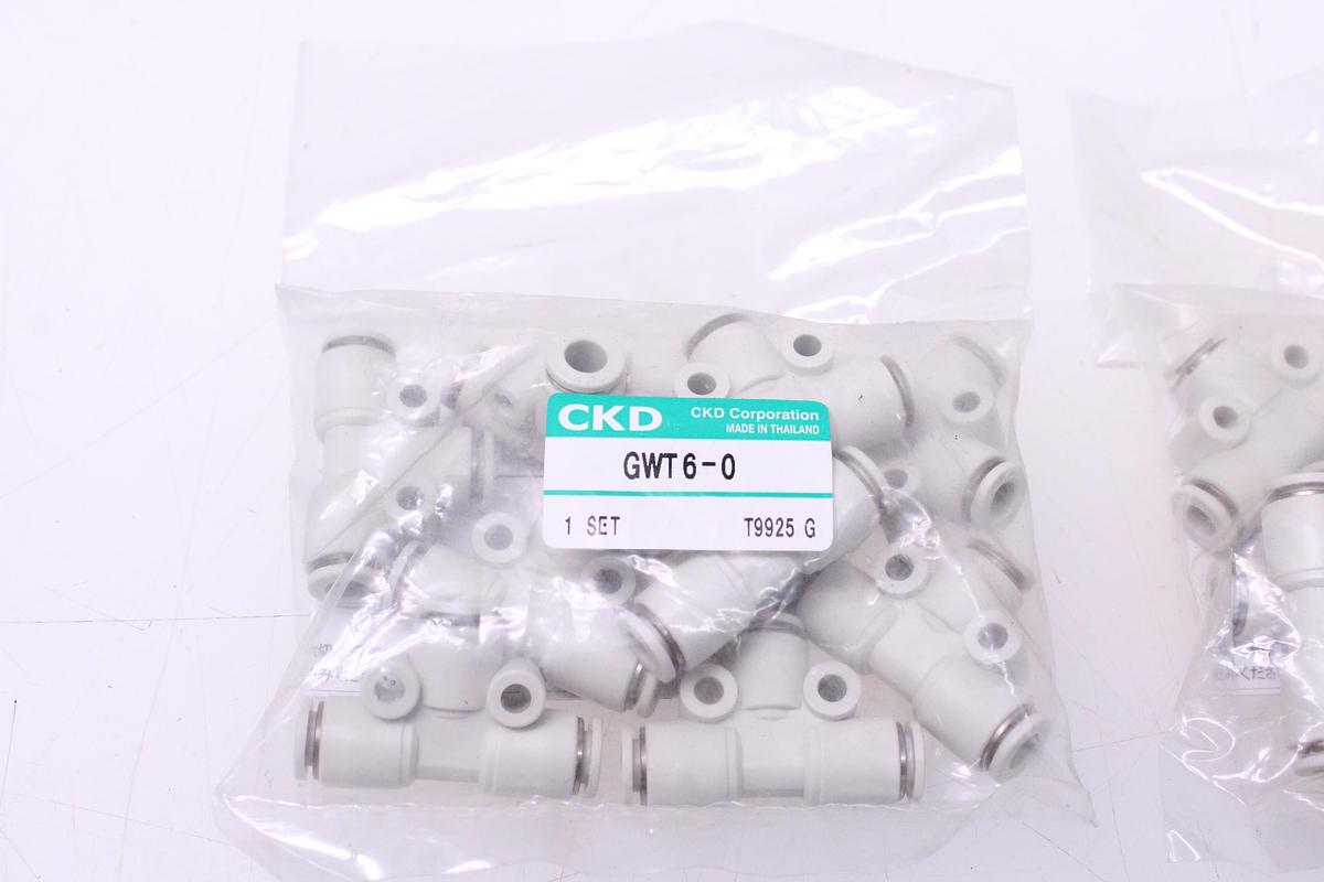 Usado Racores Conector en T M6 - 20 Unidades CKD GWT 6-0