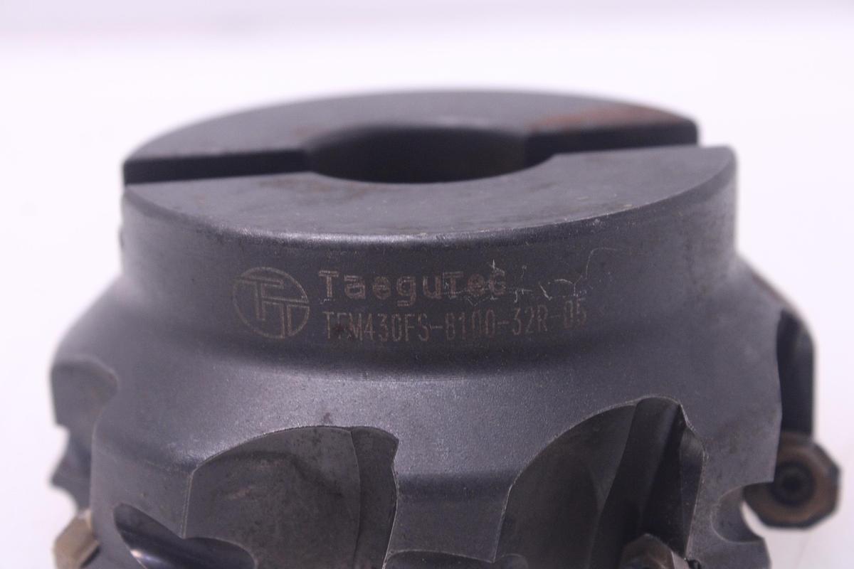Usado Fresa Portaplaquitas Taegutec TFM430FS-8100-32R-05 + Widias OFMT050405