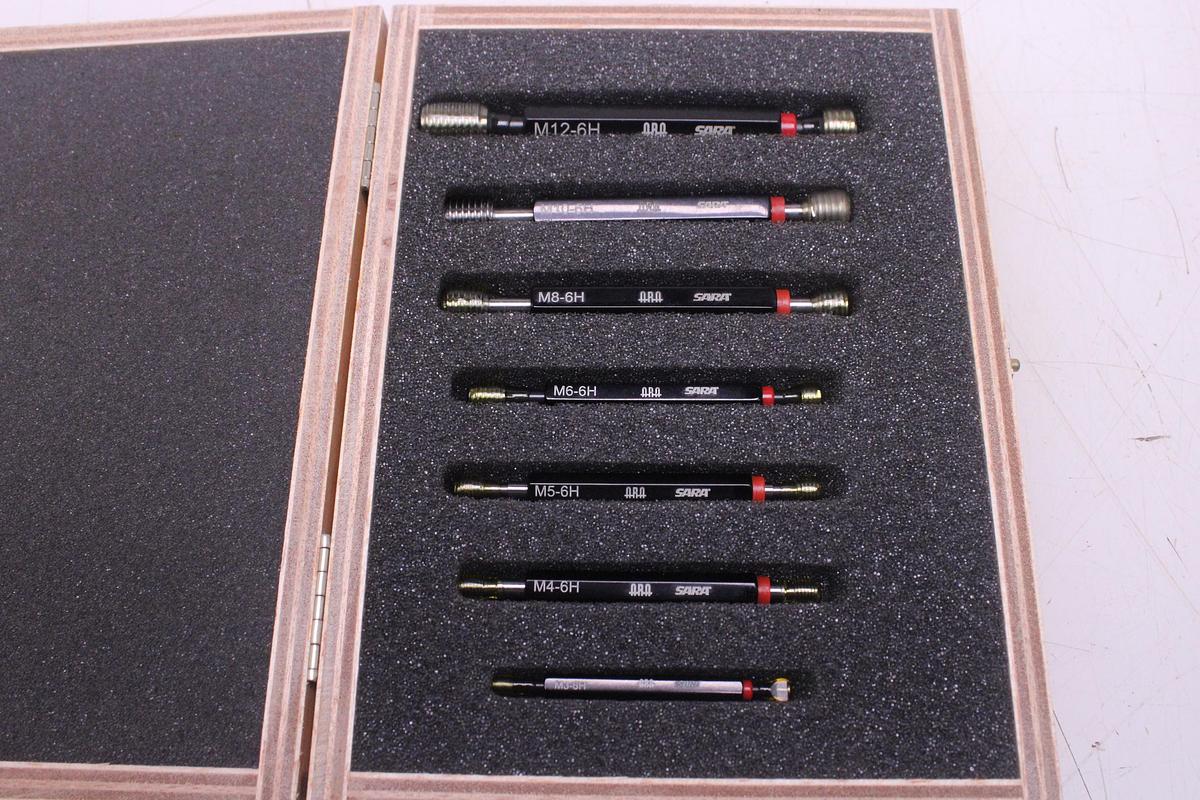 Usado Juego de Calibres de Rosca y Tapones Métricos SARA