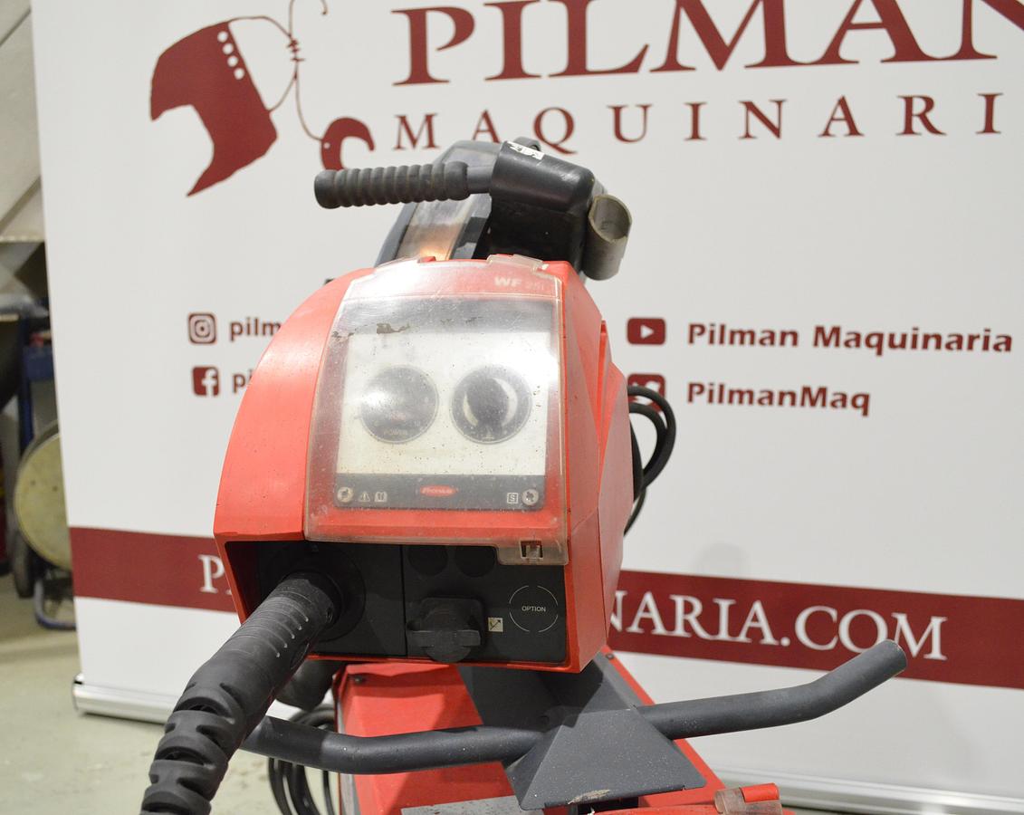 Usado Maquina soldar mig pulsada Fronius TPS 320i con devanadera WF 25i