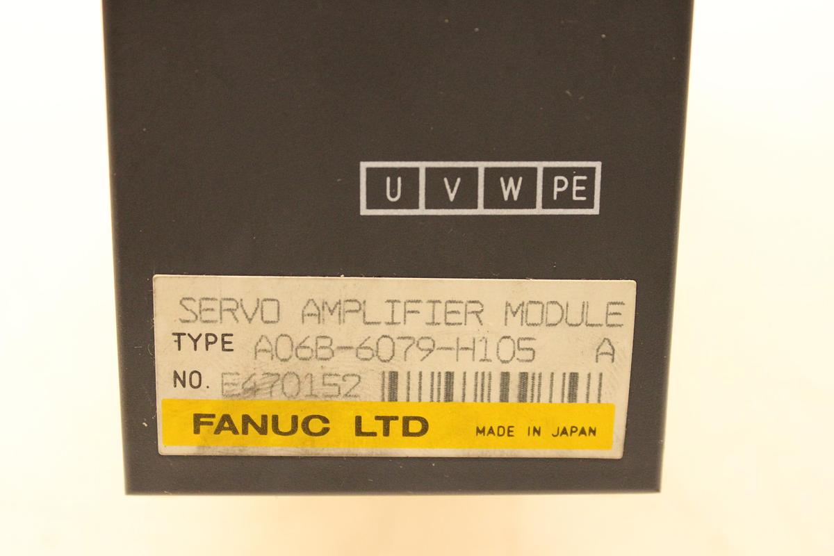 Usado Módulo Servoamplificador FANUC A06B-6079-H105