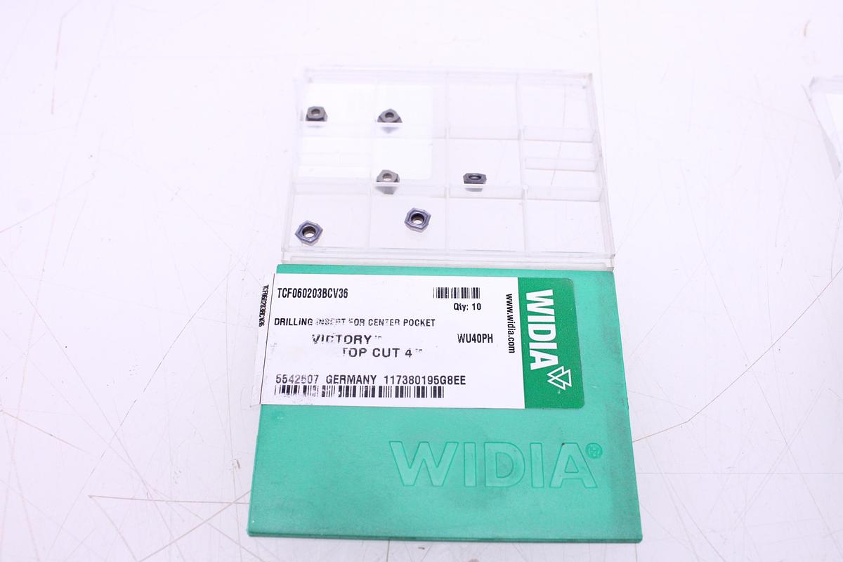Usado Plaquitas Widia TCF0402 / TCF0502 / TCF0602