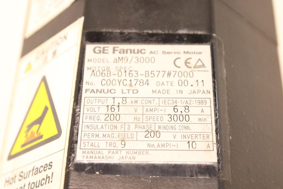 Usado Servomotor FANUC A06B-0163-B577#7000
