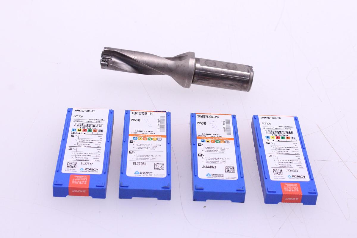 Usado Broca en U indexable y plaquitas de widia XOMT/SPMT07T