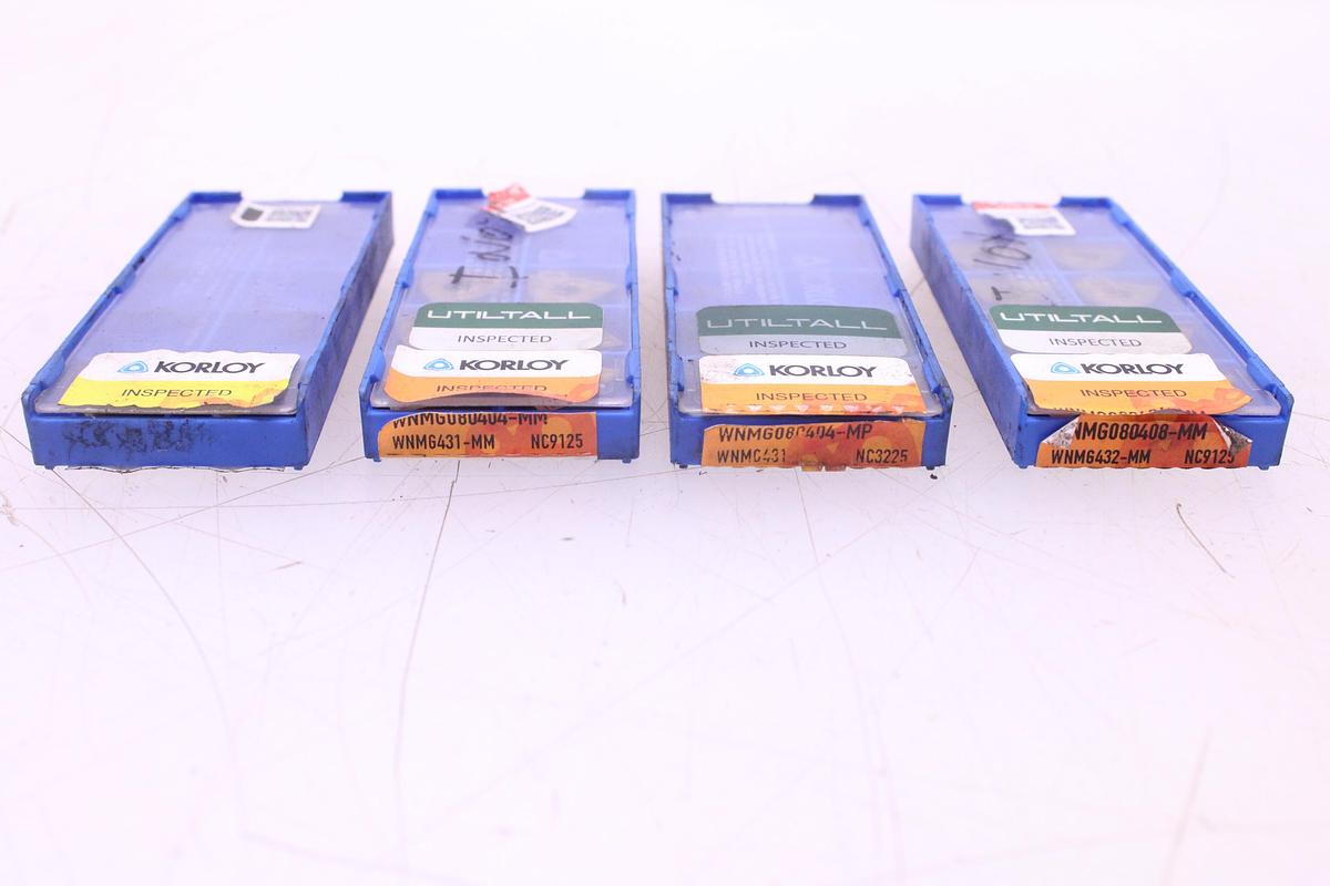 Usado Plaquitas de Widia Korloy WNMG080404 / WNMG080408