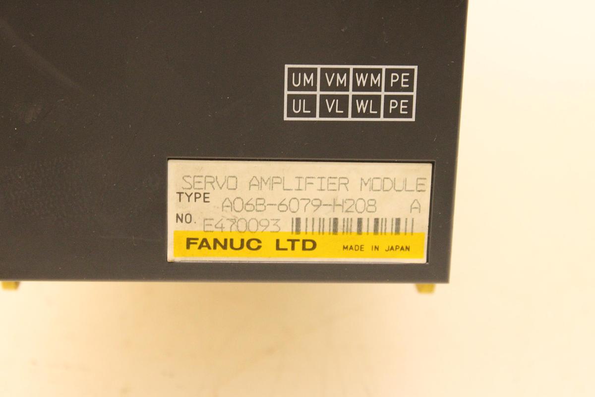 Usado Modulo Servoamplificador FANUC A06B-6079-H208