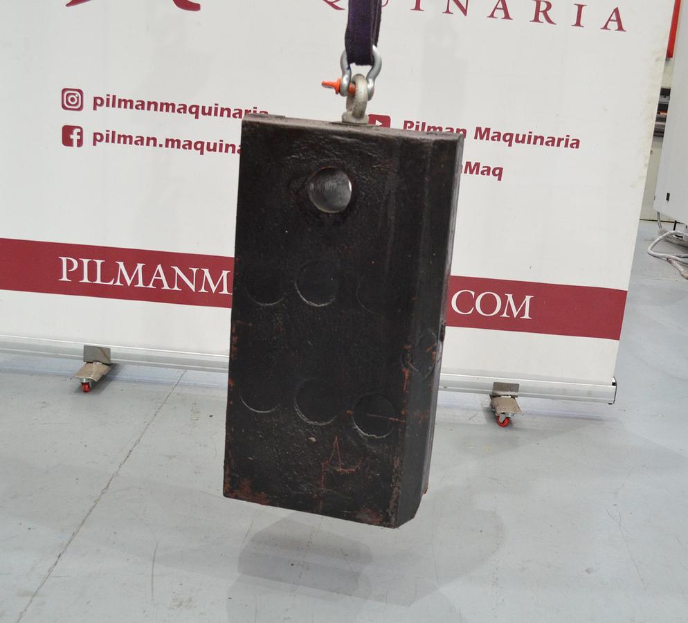 Usado Contrapeso 400x250x730 - 496kg