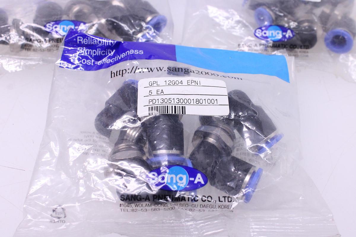 Usado Racores Codo M12 + Rosca 1/2" - 15 Unidades Sang-A GPL 12G04 EPNI