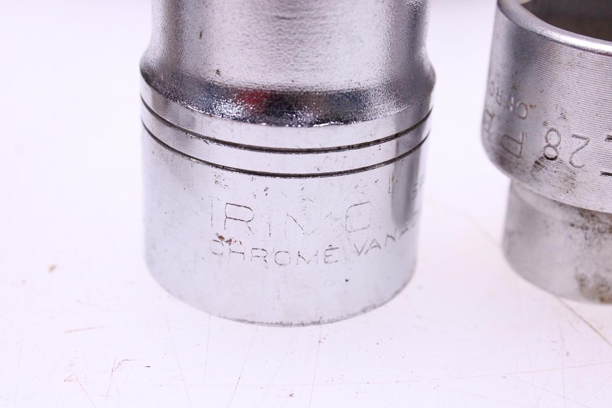 Usado Lote Llaves de Vaso 80mm a 22mm - 35 Unidades