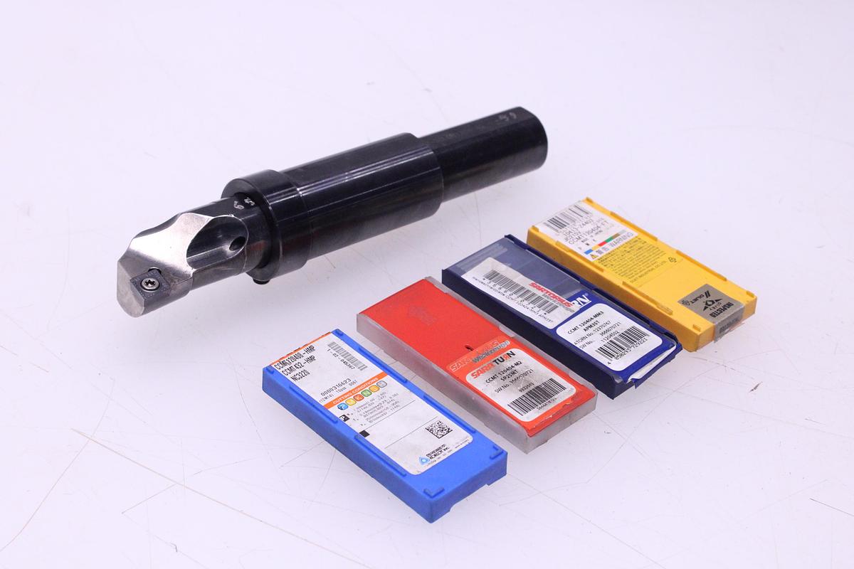 Usado Herramienta Portaplaquitas + Widias CCMT1204