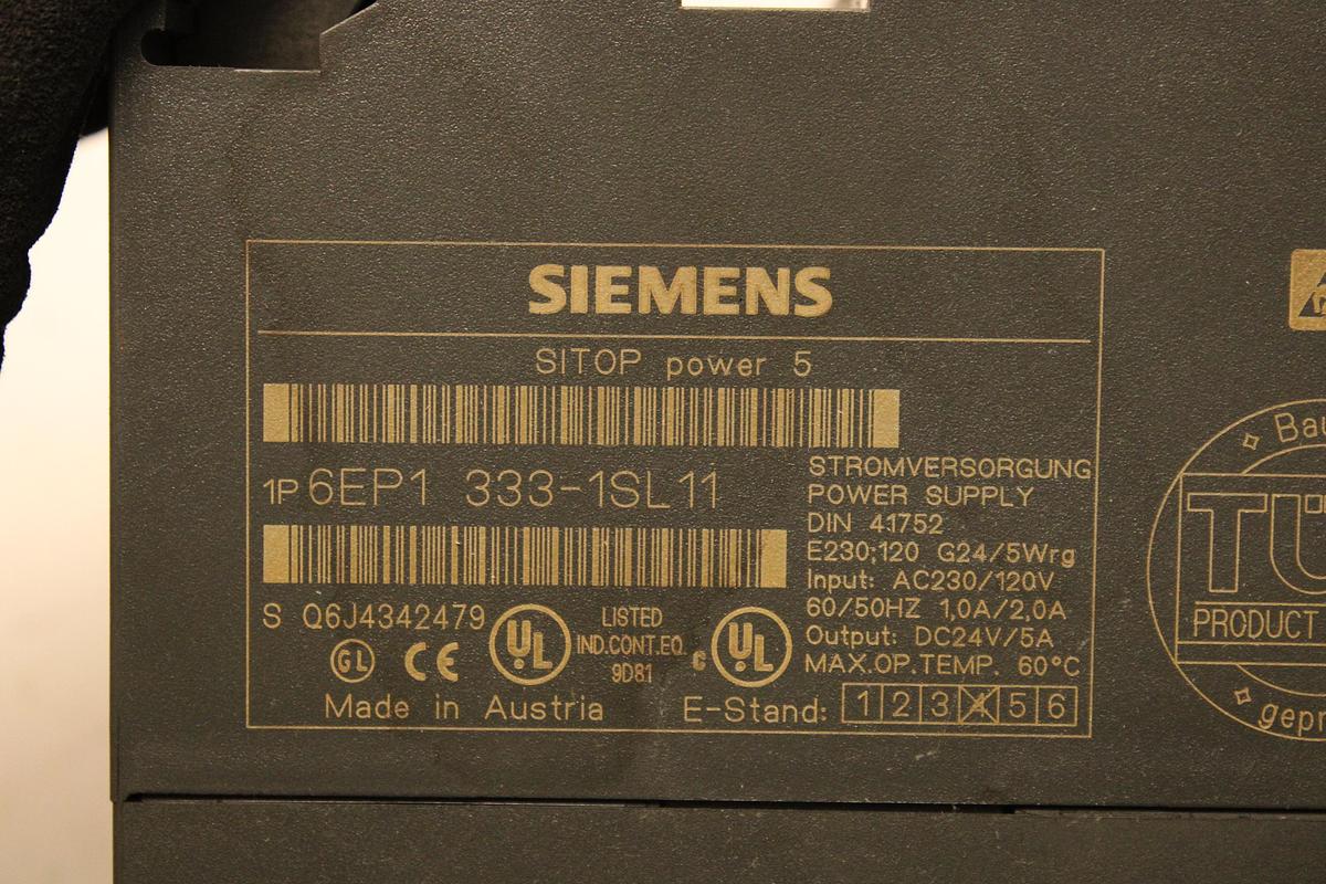 Usado Fuente de Alimentacion SIEMENS SITOP 5 6EP1 333-1SL11