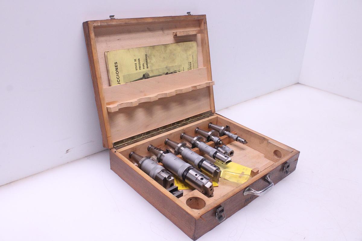 Usado Juego Útiles de Precisión para Mandrinar MZ Cono ISO 30