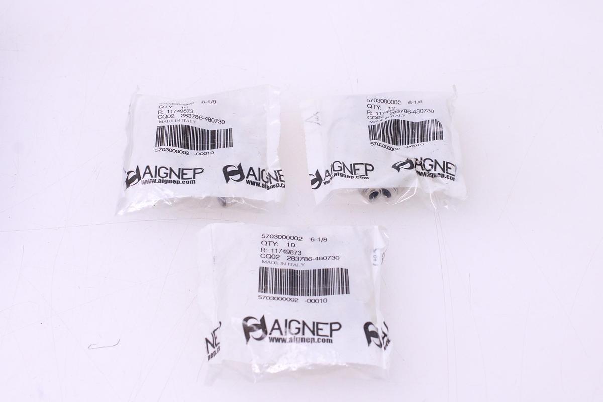 Usado Racores Conector Recto Hembra M6 + Rosca 1/8" - 30 Unidades AIGNEP 5703000002
