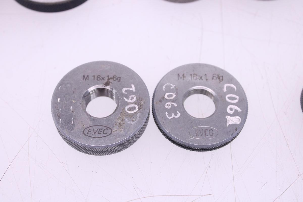 Usado Lote Calibre de Anillo fino Métrico - 18 Unidades