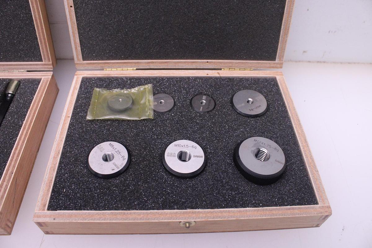 Usado Juego de Calibres de Rosca y Tapones Métricos SARA