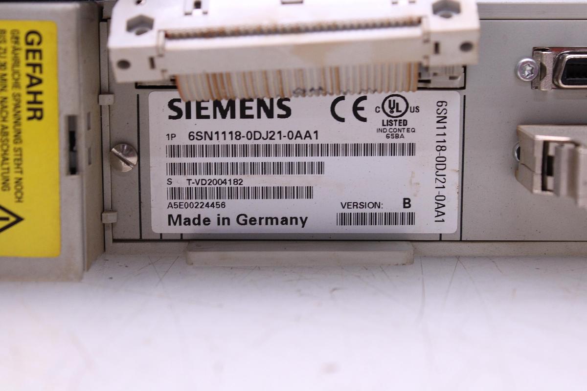 Usado Modulo de Potencia SIMODRIVE 611 Siemens 6SN1123-1AA00-0HA1