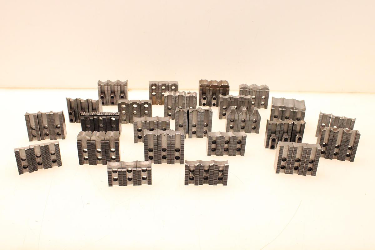 Usado Lote de Juegos de 3 Garras Para Torno