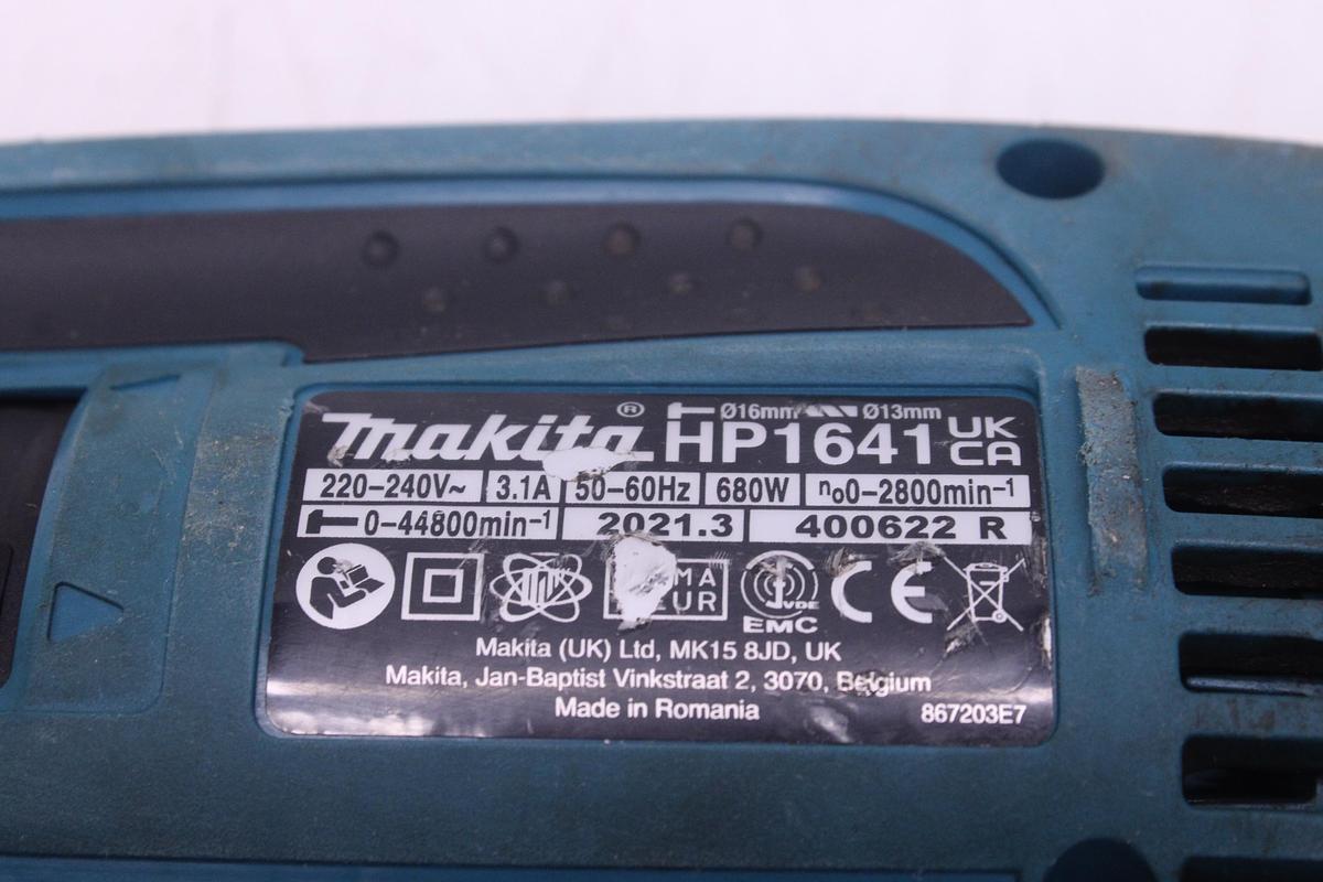 Usado Taladro Percutor MAKITA HP1641
