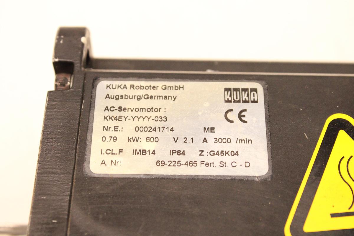 Usado AC-Servomotor KUKA KK4EY-YYYY-033