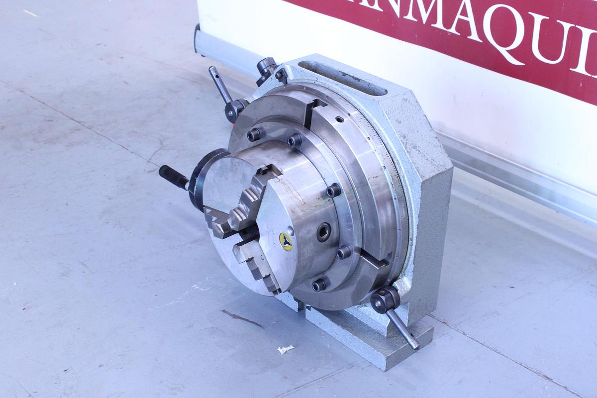 Usado Divisor Plano Mecatecnica con Plato 3 Garras TOS + Punto Divisor