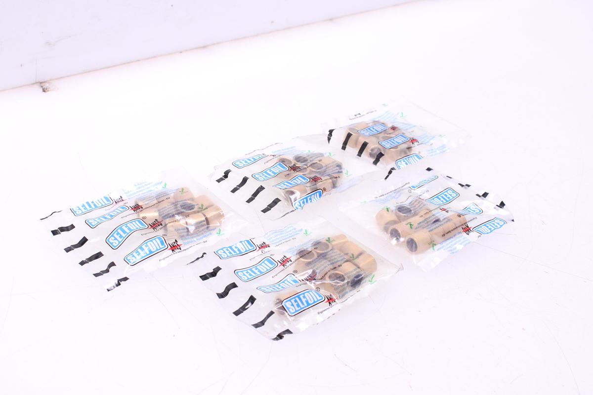 Usado Cojinete Autolubricado Bronce SELFOIL A-12-16-15 - 50 Unidades