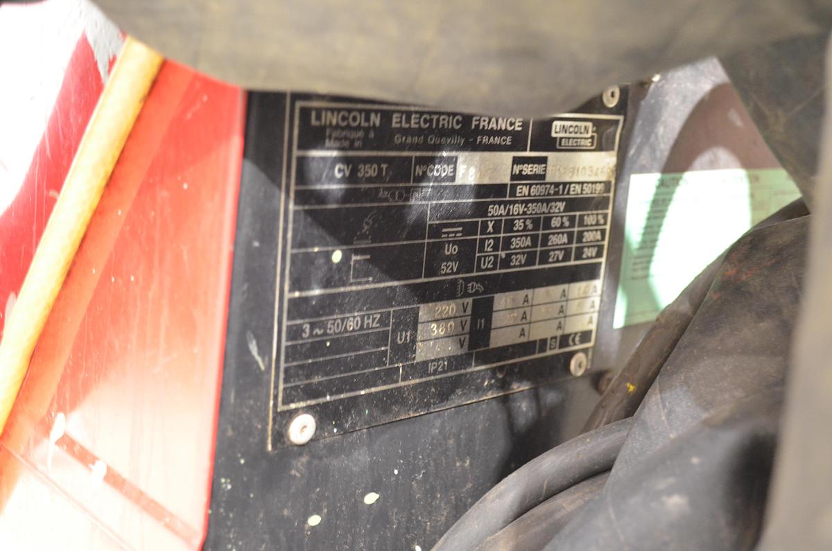 Usado Maquina soldar Lincoln CV 350T con devanadera LN 324 8m