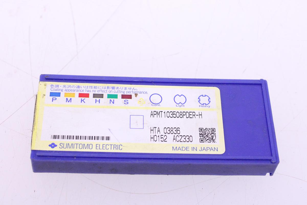 Usado Plaquitas de Widia Sumitomo APMT 103508PDER-H