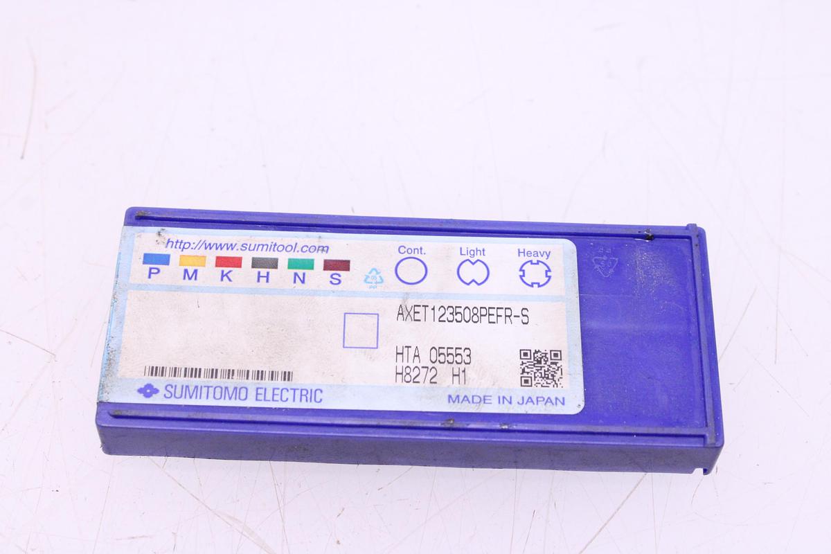 Usado Plaquitas de Widia Sumitomo AXET 123508PEFR-S